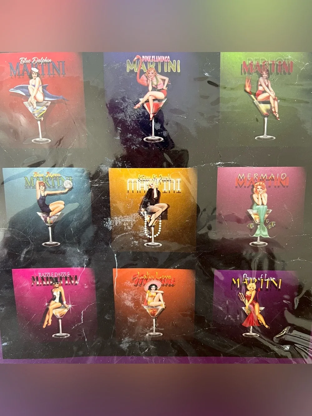 Pin Up Girls As Martinis Fabric Shower Curtain Tweel Home Furnishings